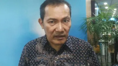 Wakil Ketua KPK Saut Situmorang di gedung Pusat Edukasi Antikorupsi (ACLC) KPK, Jakarta, Selasa (9/4/2019). (Antara/Benardy Ferdiansyah)