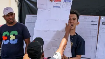 ilustrasi penghitungan suara (Antara)