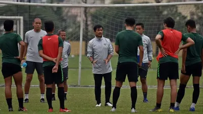 Timnas U-23 tengah berlatih (Antara)