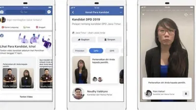 Facebook Luncurkan Fitur Kandidat Pemilu 2019