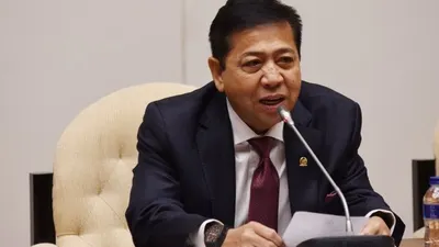 Terpidana perkara korupsi Setya Novanto.