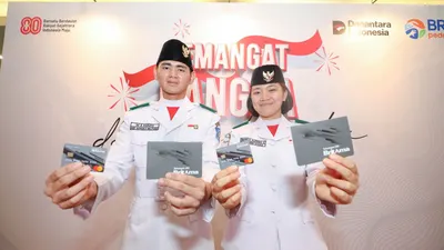 Paskibraka Nasional 2025 Terima Apresiasi Dana Pendidikan dari BRI