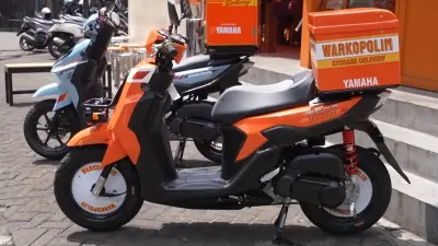 Modifikasi GEAR ULTIMA X Warkopolim Skutik Cargo Bergaya Kalcer yang Sekut Abis (Sumber: Yamaha | Foto: Yamaha)