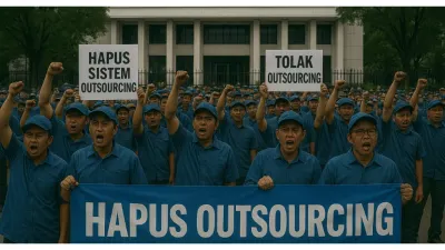 Jadi Salah Satu Tuntutan Penting Demo Buruh Hari Ini, Penghapusan Sistem Outsourcing Dapat Dukungan dari Netizen