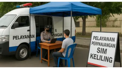 Layanan SIM Keliling di DKI Jakarta Hari Ini, Berikut 5 Titik Lokasi Lengkap dengan Syarat dan Biaya