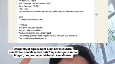 Jerome Polin bongkar dironya dapat fee Rp150 juta untuk jadi buzzer pemerintah (Sumber: Instagram @jeromepolin | Foto: Instagram @jeromepolin)