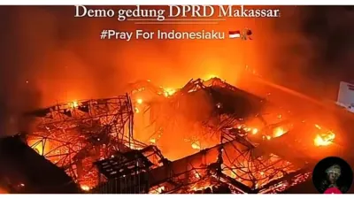 Sedih! Chat Terakhir Fotografer Humas DPRD Makassar Sebelum Tewas Terjebak Api Gedung yang Dibakar Massa: Mohon Maaf Kalau Ada Salahku
