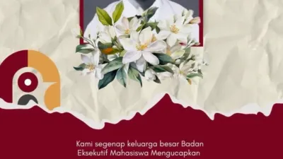 Kabar duka, mahasiswa Ilmu Komunikasi, Unuversitas Amikom Yogyakarta Rheza Sandy Pratama harus merenggut nyawa dengan kondisi luka pada Minggu, 31 Agustus 2025. (Sumber: Instagram @bemamikomyk | Foto: Instagram @bemamikomyk)