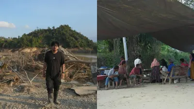 Ferry Irwandi Salurkan Bantuan di Aceh Tamiang. (Sumber: Instagram.com/@irwandiferry)