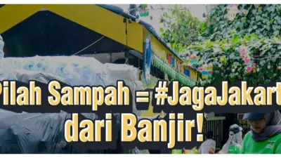Jaga Jakarta dari Banjir, Yuk Kenali Jenis Sampah yang Bikin Bau dan Mapet saat Kena Hujan