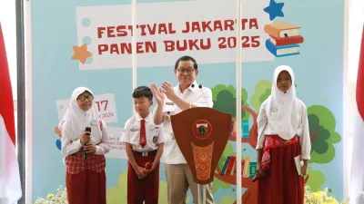 Resmi Membuka Festival Jakarta Panen Buku 2025, Pramono Apresiasi Dispupin DKI Jakarta: Terobosan yang Luar Biasa
