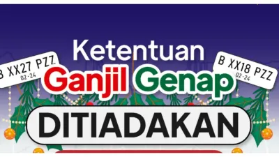 Jelang Perayaan Hari Natal 2025, Dishub DKI Jakarta Meniadakan Pemberlakukan Ganjil Genap di Ibu Kota, Catat Tanggalnya