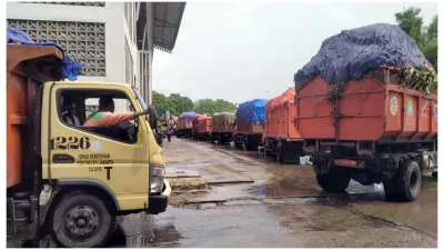 Antisipasi Antrean Panjang Armada Truk Sampah, TPST Bantargebang Berlakukan Sistem Sif Baru, Begini Mekanismenya