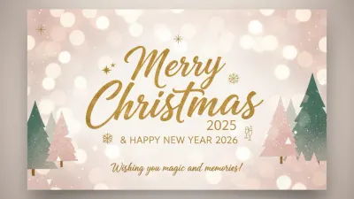 Prompt Kartu Ucapan Selamat Natal 2025 dan Tahun Baru 2026 yang Keren
