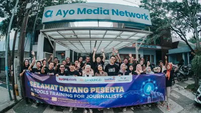 Local Media Community sukses menyelenggarakan acara workshop eksklusif selama dua hari pada tanggal 23-24 Desember 2025 yang berlokasi di Kantor Ayo Media Network. (Sumber: Ayobandung.com/Kavin Faza | Foto: Ayobandung.com/Kavin Faza)