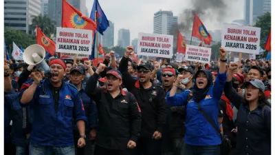 4 Alasan Utama Buruh Tolak UMP DKI Jakarta Rp5,7 Juta