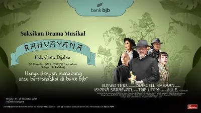 bank bjb menghadirkan promo akhir tahun dengan kesempatan memperoleh tiket Drama Musikal Rahvayana melalui program menabung dan bertransaksi, menghadirkan pengalaman seni yang berkesan bagi nasabah.