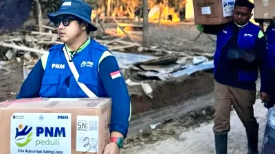Sebulan pascabanjir Sumatera, relawan PNM kembali hadir menyalurkan bantuan dan memberi semangat bagi warga serta nasabah Mekaar yang masih berjuang pulih.