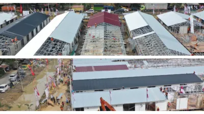Pembangunan Hunian Sementara Warga Terdampak Bencana di Aceh Tamiang Dikebut 24 Jam, 600 Unit Siap Dihuni Awal Tahun 2026