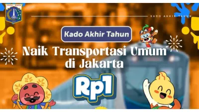 Kado Akhir Tahun 2025, Naik Transportasi Umum di Jakarta Cuma Bayar Rp1