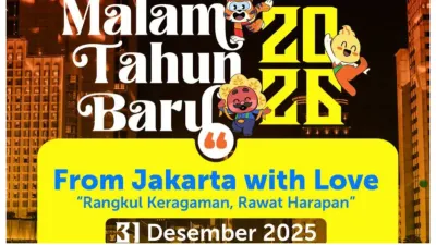 Malam Tahun Baru 2026 di Jakarta (Sumber: Instagram @dkijakarta)