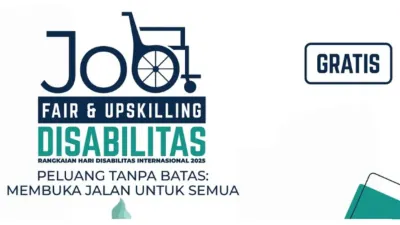 Job Fair dan Upskilling Disabilitas 2025 akan Digelar Besok, Cari Peluang Kerja Sesuai Minat dan Kemampuanmu, Ini Cara Daftarnya