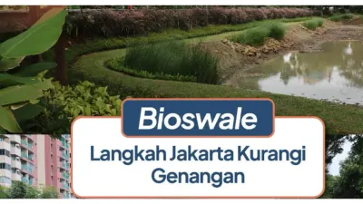 Bioswale,  Langkah Jakarta Kurangi Genangan (Sumber: Instagram @cepatresponjkt)