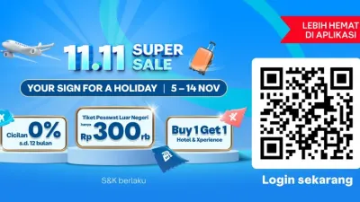 Nikmati kemudahan mencari tiket pesawat Jakarta–Manado lewat Traveloka. Dapatkan harga terbaik dan promo 11.11 hingga 14 November 2025 untuk perjalanan hemat dan menyenangkan.
