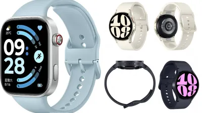 Perbandingan Xiaomi Redmi Watch 6 dan Samsung Galaxy Watch 6 (Sumber: kolase gsmarena | Foto: kolase gsmarena)