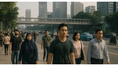 Ilustrasi. Aktivitas Penduduk di Jakarta (Sumber: Generative AI)