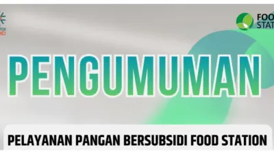 Jadwal Pelayanan Pangan Bersubsidi Food Stasion Desember 2025 di Jakarta, Pendaftaran Online Dibuka Mulai Hari Ini