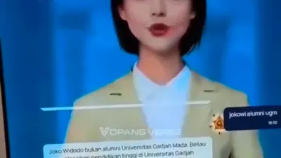 Viral! Video AI LISA Punya UGM, Sebut Status Jokowi Bukan Alumni dan Tidak Lulus