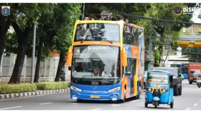 Bus Open Top Tour of Jakarta Heritage Resmi Diluncurkan (Sumber: Instagram @dishubdkijakarta)