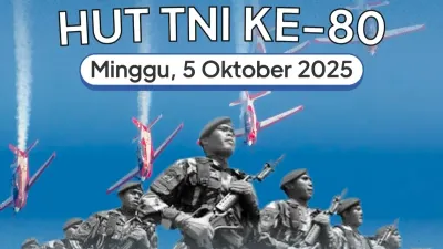 Penting! Rekayasa Lalu Lintas HUT TNI ke-80 di Monas 