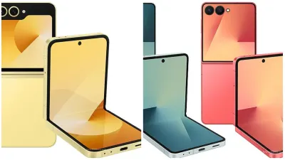 Ilustrasi. Samsung Galaxy Z Flip 7 dan Samsung Galaxy Z Flip 6 (Sumber: Kolase gsmarena | Foto: Kolase gsmarena)