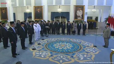 Presiden Prabowo Subianto Resmi Melantik Dewan Komisioner LPS Periode 2025 - 2030, Ini Daftarnya