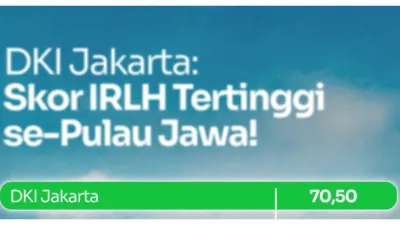 DKI Jakarta Raih Skor Indeks Respon Lingkungan Hidup Tertinggi se Pulau Jawa Tahun 2025 (Sumber: Instagram @dinaslhdki)