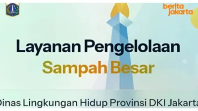 Pemprov dan DLH DKI Jakarta Hadirkan Inovasi Baru Layanan Pengelolaan Sampah Besar (Sumber: Instagram @beritajakarta)