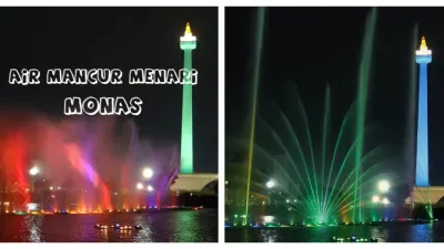 Ingin Menyaksikan Air Mancur Menari Monas? Catat Jam Operasionalnya, Ada 2 Sesi Loh