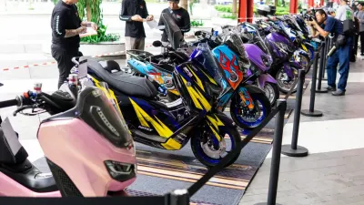 Puluhan Skutik Yamaha Tampil Memukau di CustoMAXI Jabodetabek 2025, Kreativitas Modifikator Bikin Kagum!
