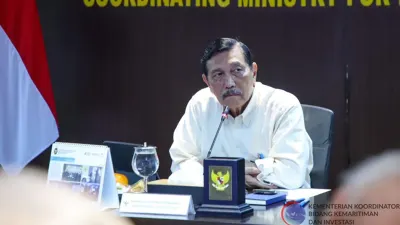 Polemik pembayaran utang Kereta Cepat Jakarta-Bandung (KCJB), Luhut Binsar Pandjaitan kini ikut buka suara. (Sumber: maritim.go.id | Foto: maritim.go.id)