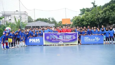 Coaching Clinic Futsal PNM Buka Peluang Karier bagi Pelajar SMK