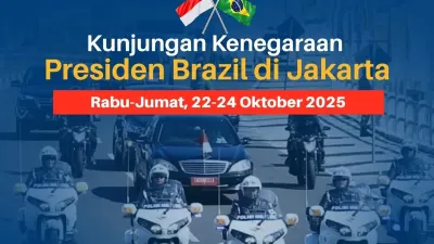 Presiden Brasil dan Afrika Selatan Lakukan Kunjungan, Rekayasa Lalu Lintas 22-24 Oktober 2025: 5 Ruas Jalan Ditutup! 