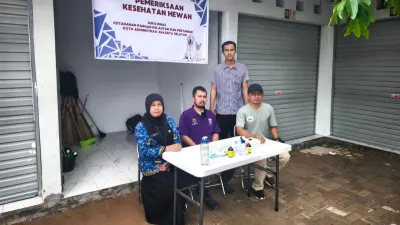 Dilakukan Selama 3 Pekan! Sudin KKP Jakarta Selatan Buka Klinik Hewan Gratis di Sentra Fauna dan Kuliner Lenteng Agung
