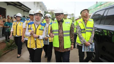 Gubernur Pramono Anung Kunjungi Proyek JSDP (Sumber: beritajakarta.id/ Reza Pratama Putra)