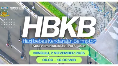 Pemkot Jakarta Selatan Kembali Menggelar HBKB Minggu 2 November 2025, Ada Serangkaian Acara Menarik yang Bisa Diikuti