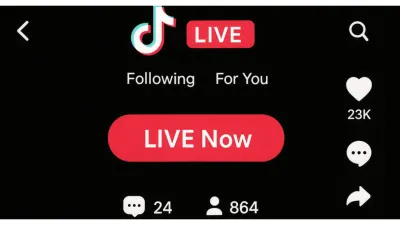 Ilustrasi, Fitur TikTok Live (Sumber: Generative AI)