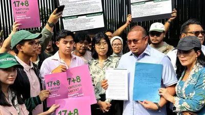 Lawan Rasa Takut, Jerome Polin Turun ke Jalan Pertama Kalinya untuk Suarakan Tuntutan Rakyat