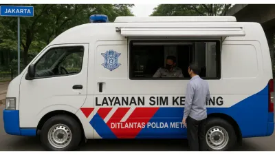 5 Lokasi Layanan SIM Keliling di Jakarta Hari Ini, Dibuka Jam 08.00-14.00 WIB