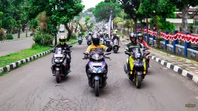 Keseruan MAXi Day 2025, Ratusan Biker Penuhi Stadion Pakansari Bogor